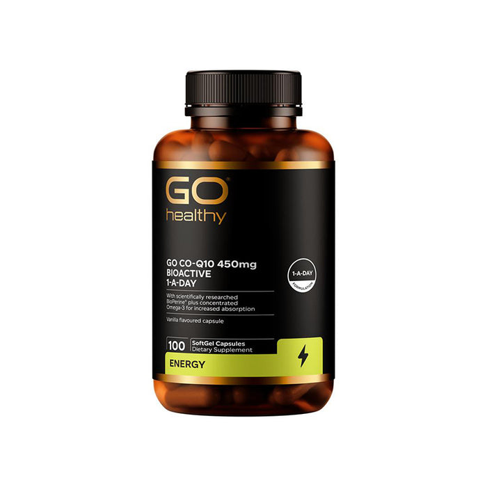 GO Healthy CoQ10 450mg BioActive One A Day 100 Capsules