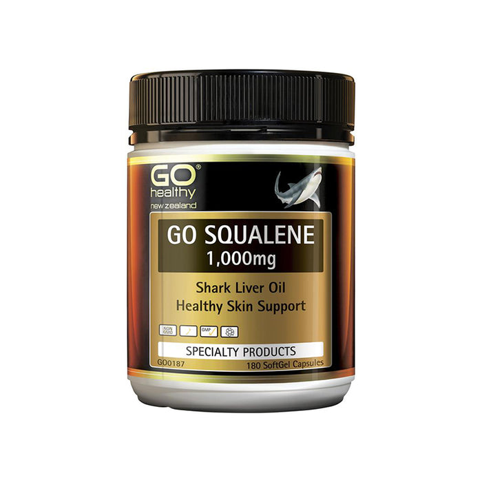 GO Healthy Squalene 1000mg 180 VegeCapsules