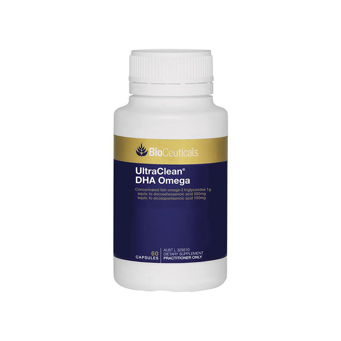 Bioceuticals UltraClean Omega DHA 60 Capsules