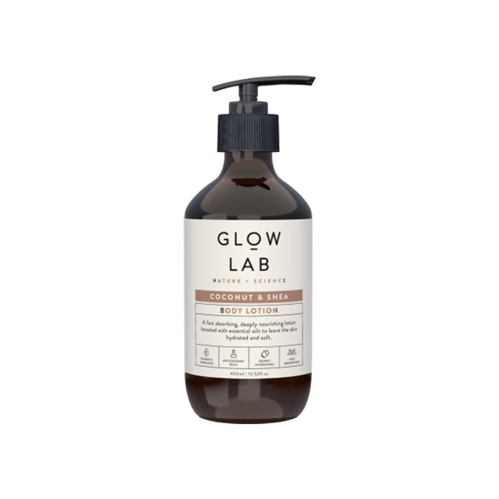 Glow Lab Coconut & Shea Body Lotion 400ml