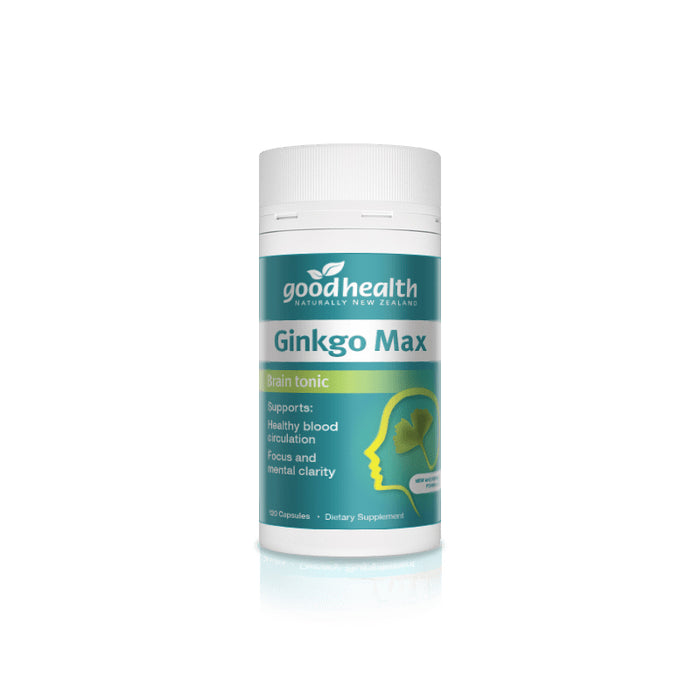 Good Health Ginkgo Max Brain Tonic 120 Capsules
