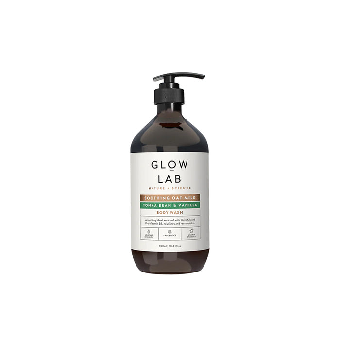 Glow Lab Body Wash Oat Milk Tonka Bean & Vanilla 900ml