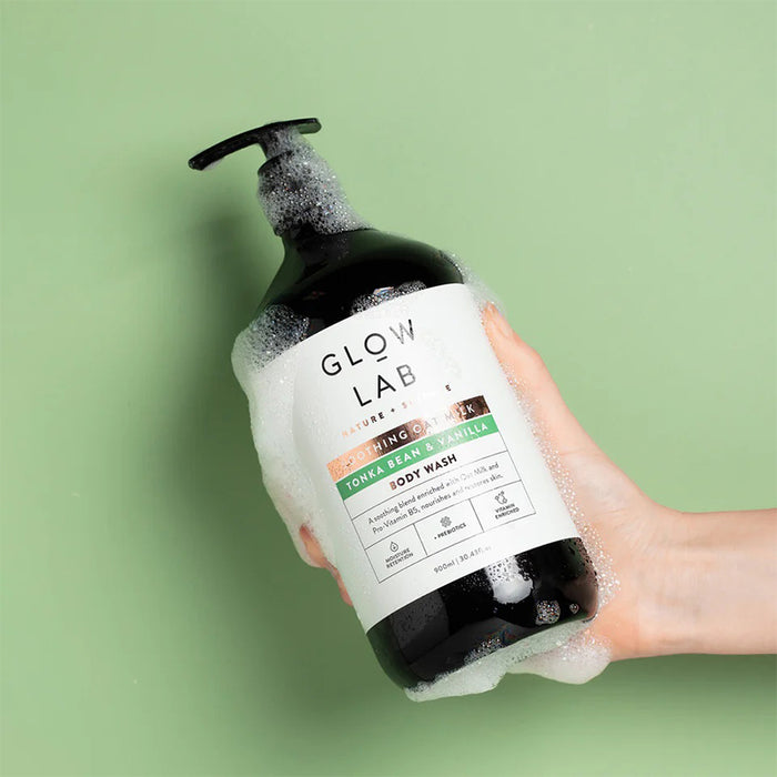 Glow Lab Body Wash Oat Milk Tonka Bean & Vanilla 900ml
