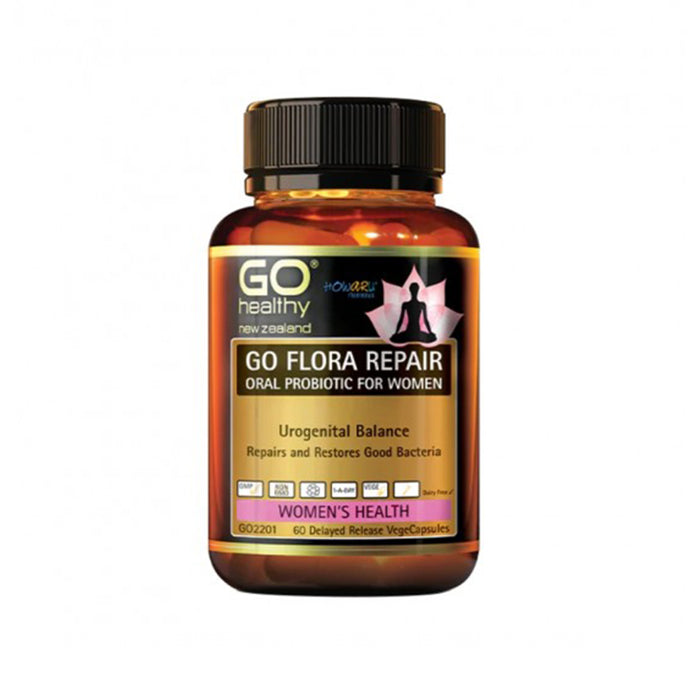 GO Healthy Flora Repair 60 VegeCapsules