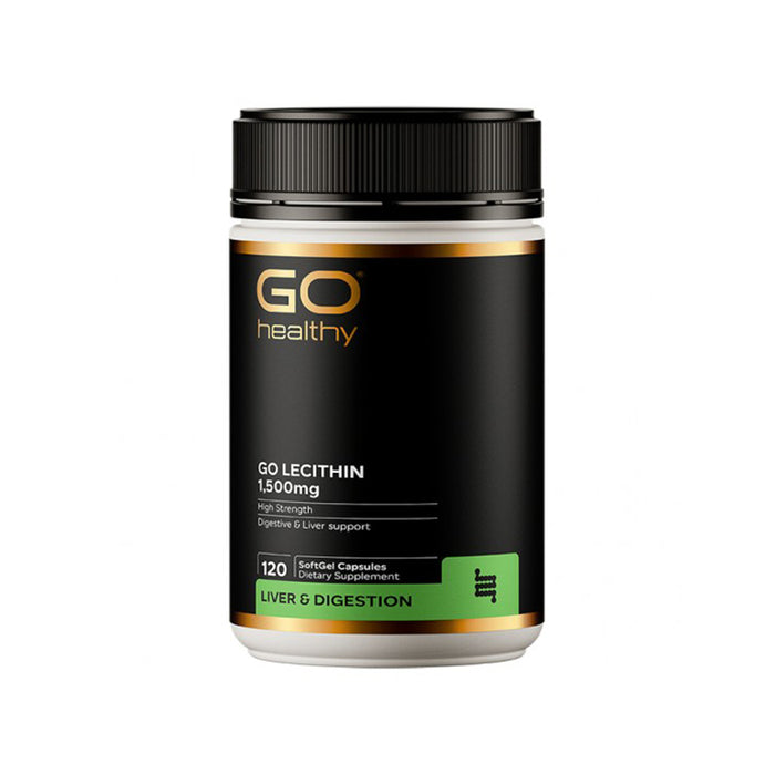 GO Healthy Lecithin 1,500mg 120 Capsules