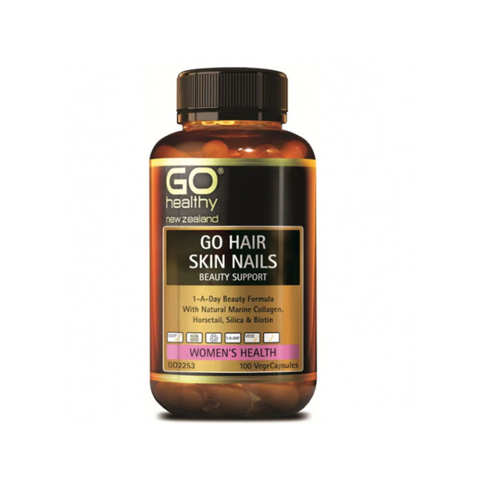 GO Healthy Hair Skin Nails Beauty Support 100 VegeCapsules