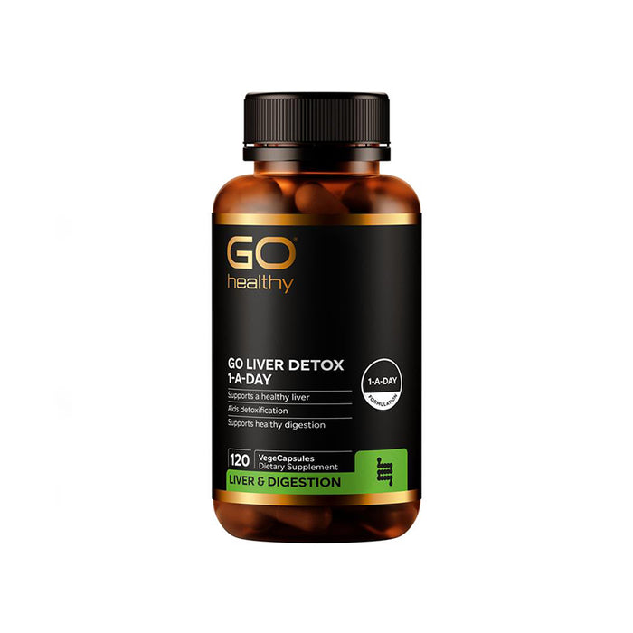 GO Healthy Liver Detox One-A-Day 120 Capsules