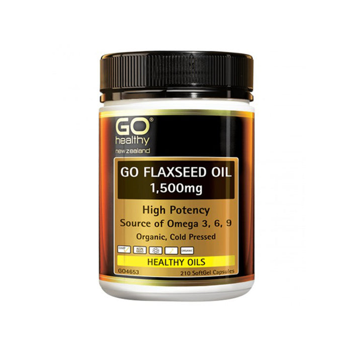 GO Healthy Flaxseed Oil 1500mg 210 Capsules