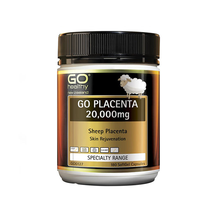 GO Healthy Placenta 20000mg 180 Capsules