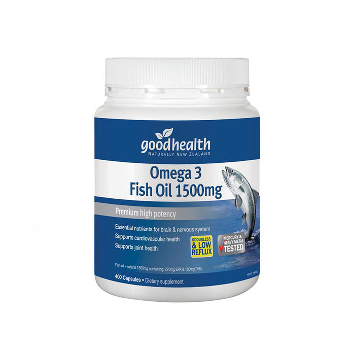 Good Health Omega 3 Fish Oil 1,500mg 400 Capsules