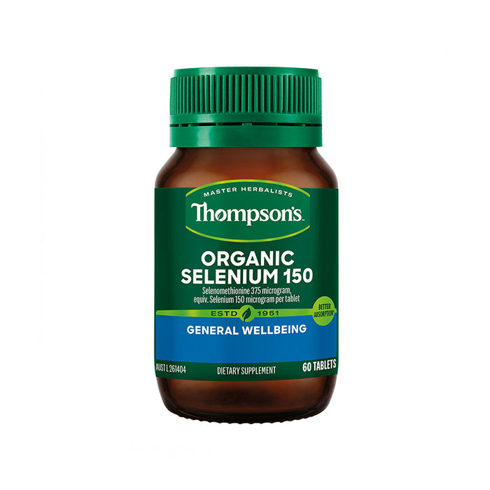 Thompson's Organic Selenium 150 60 tablets