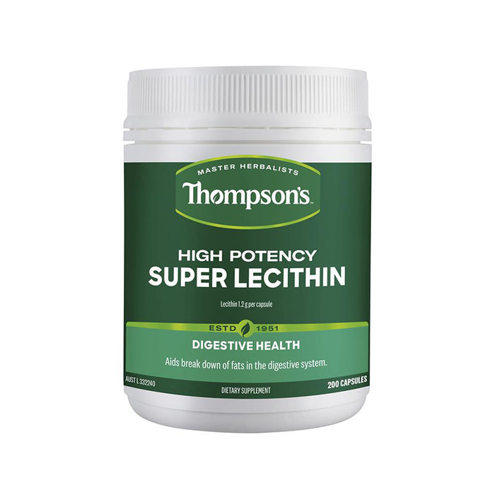 Thompson's High Potency Super Lecithin 200 Capsules