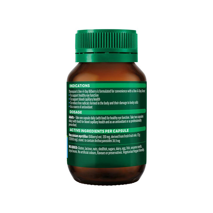 Thompson's One A Day Bilberry 12000mg 60 Capsules