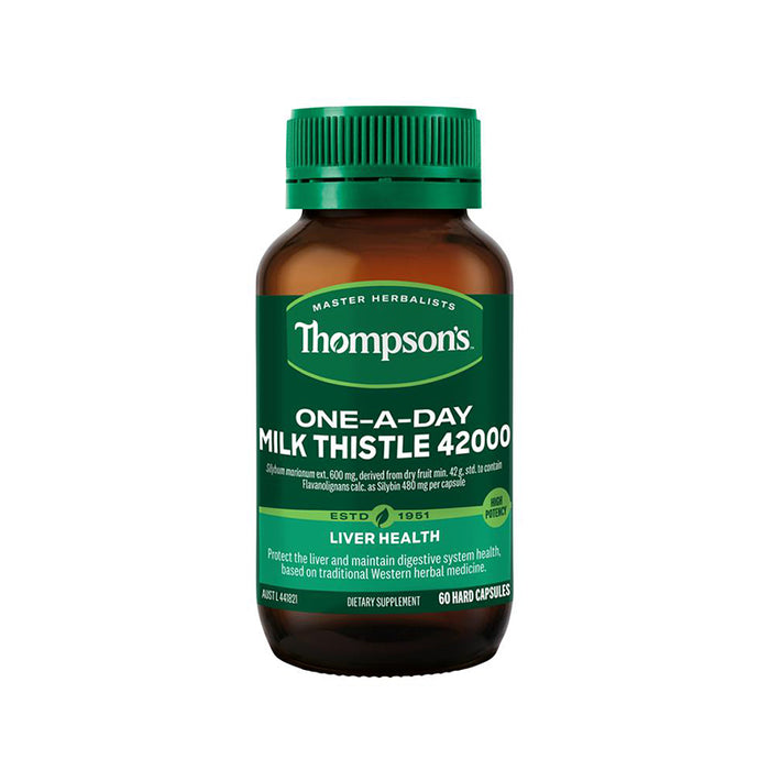 Thompson's One-A-Day Milk Thistle 42,000mg 60 Capsules
