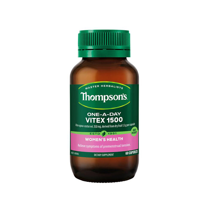 Thompson's One A Day Vitex 1500mg 60 Capsules New