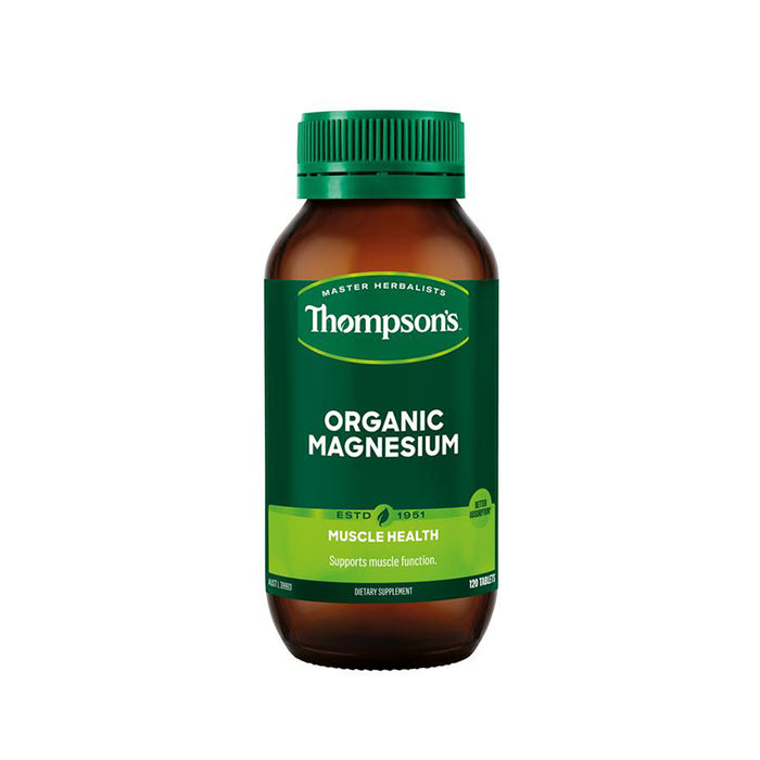 Thompson's Organic Magnesium 120 Tablets