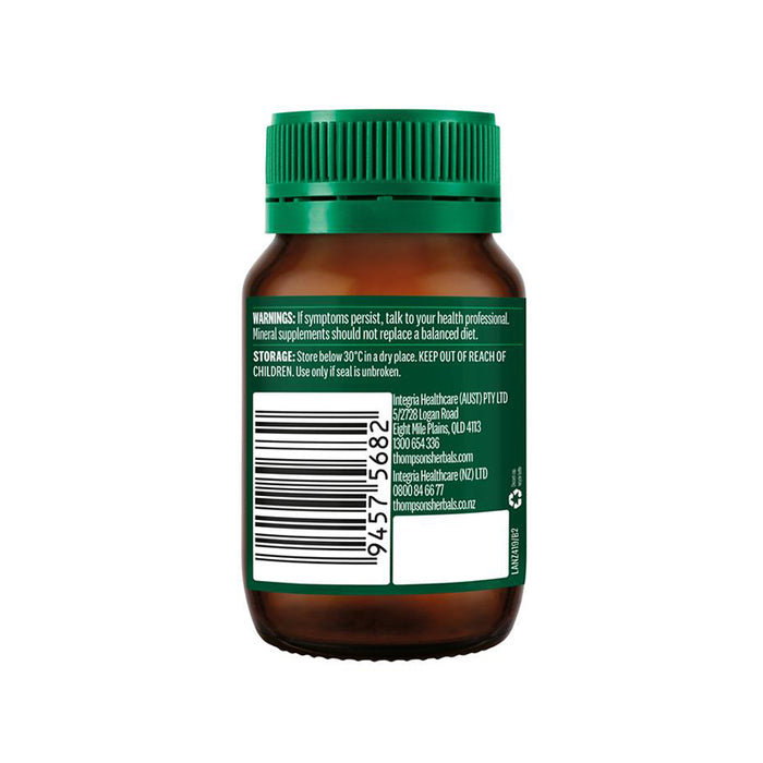 Thompson's Organic Zinc 80 Tablets