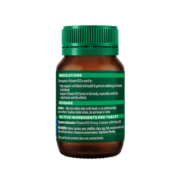 Thompson's Vitamin B12 50mcg 100 Tablets
