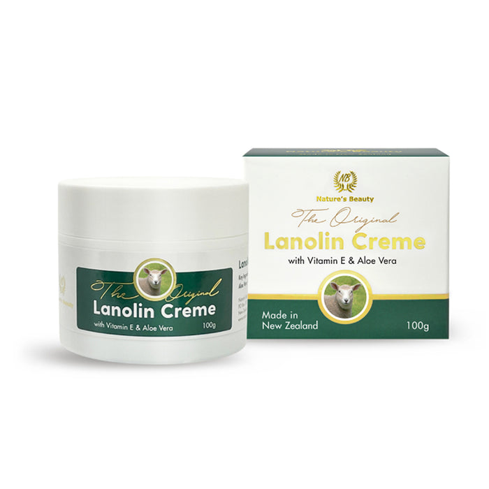 Nature's Beauty Lanolin Creme With Vitamin E & Aloe Vera 100g