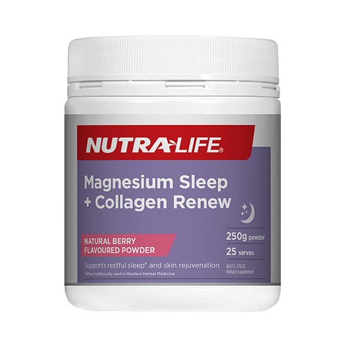 Nutra-life Magnesium Sleep & Collagen Renew 250g