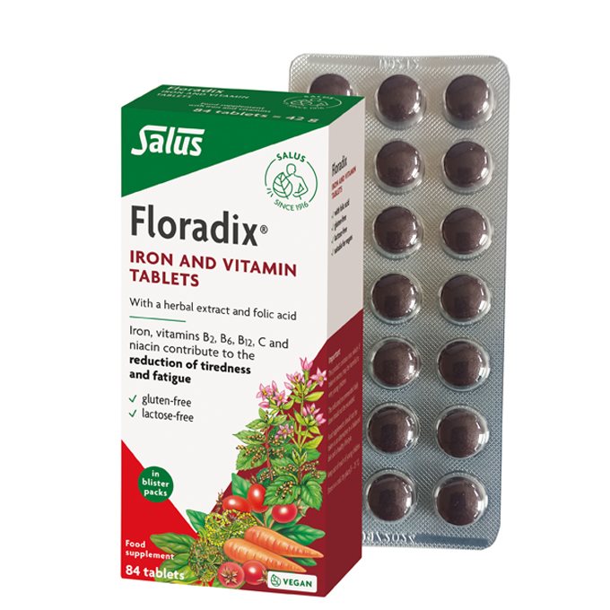 Red Seal Floradix Iron + Vitamins 84 Tablets | Gentle Iron Support for Energy, Blood Health & Vitality vitalityhub