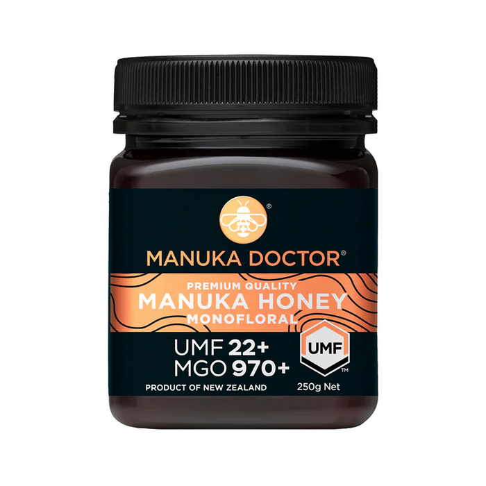 Manuka Doctor UMF22+ MGO970+ Monofloral Manuka Honey 250g Manuka Doctor