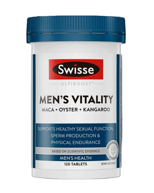 Swisse Ultiboost Men's Vitality (Maca + Oyster + Kangaroo) 120 Tablets Swisse