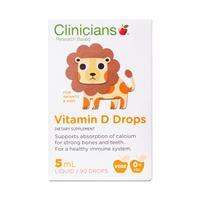 Clinicians Vitamin D Drops For Infants & Kids 5ml