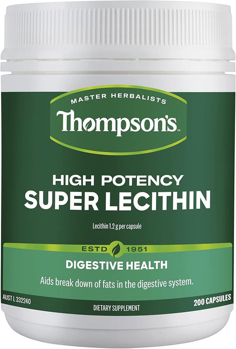 Thompson's High Potency Super Lecithin Capsules, 200 C 2028/04