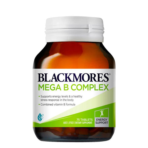 Blackmores Mega B Complex 75 Tablets Blackmores