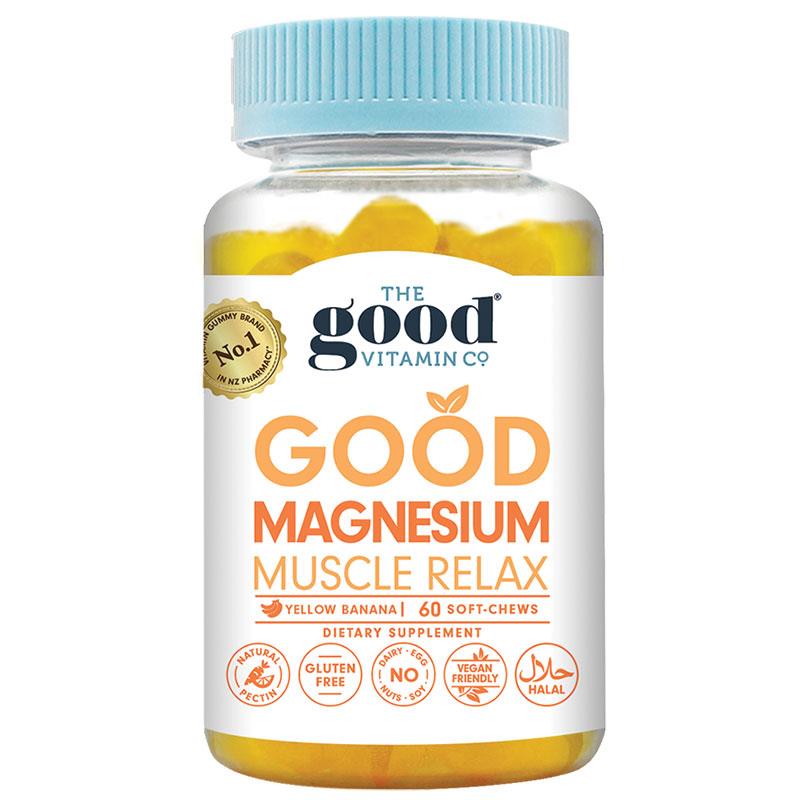 The Good Vitamin Co Adult Good Magnesium Muscle Relax 60 Soft-Chews The Good Vitamin Co