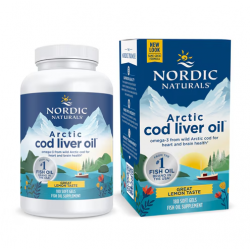 Nordic Naturals Arctic Cod Liver Oil Lemon Softgels