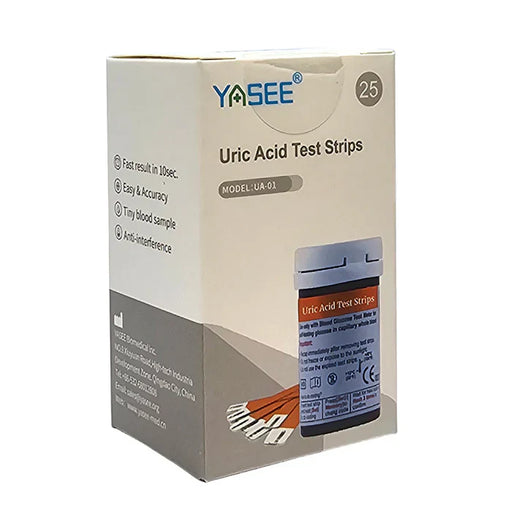 Yasee Uric Acid Test Strips 25s
